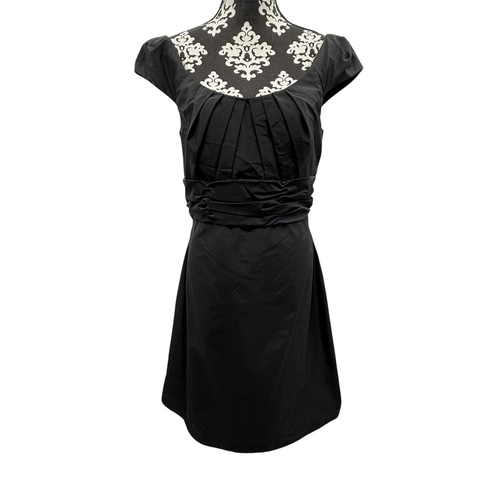 Vtg 90s Watters & Watters Black Vampy Goth Formal dress cocktail